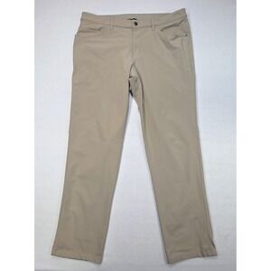 Lululemon ABC Pant Mens 36x31 Classic Warpstreme Beige Zip Pocket LIMITED USE